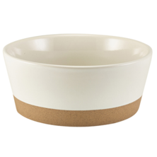 Genware Kava White Stoneware Bowl 15.5cm (Box Of 6)