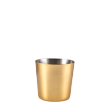 Gold Plated Plain Serving Cup 42cl / 14.8oz (Box Of 12)