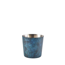 Stainless Steel Serving Cup Patina Blue 42cl / 14.8oz (Box Of 12)