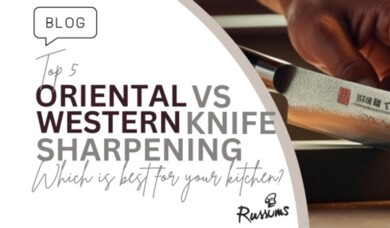 Oriental VS Western Knife Sharpening