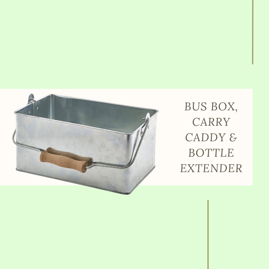 Bus Box, Carry Caddies & Bottle Extender