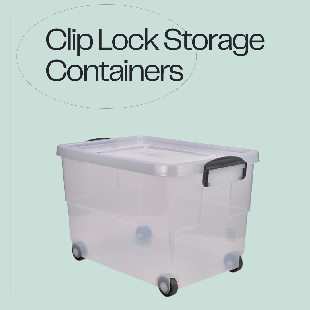 Clip Lock Storage Containers