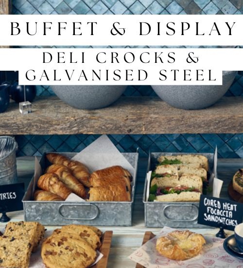 Deli Crocks & Galvanised Steel