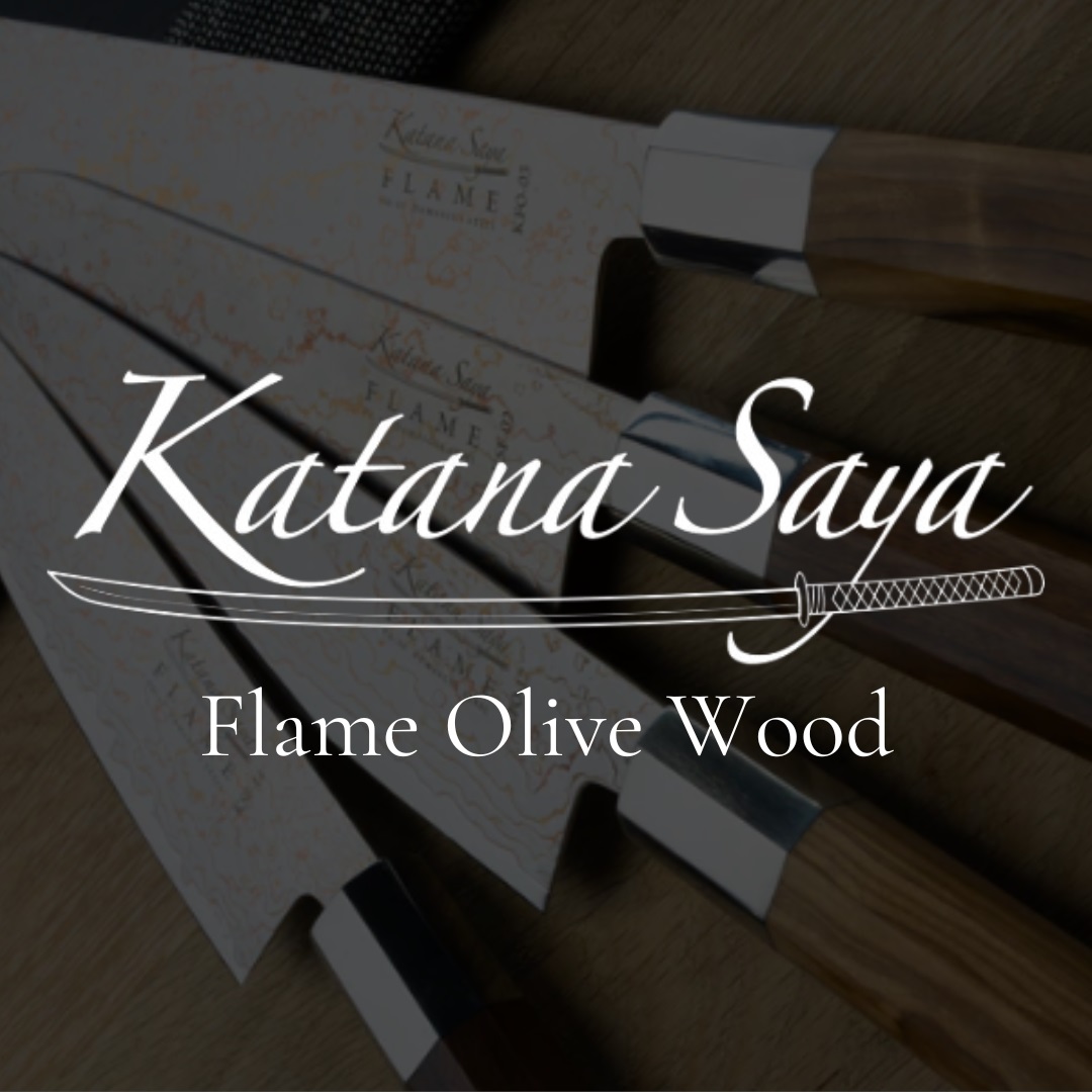 Katana Flame Olive Wood