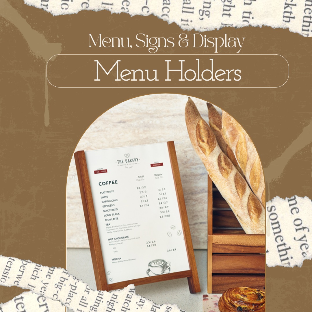 Menu Holders