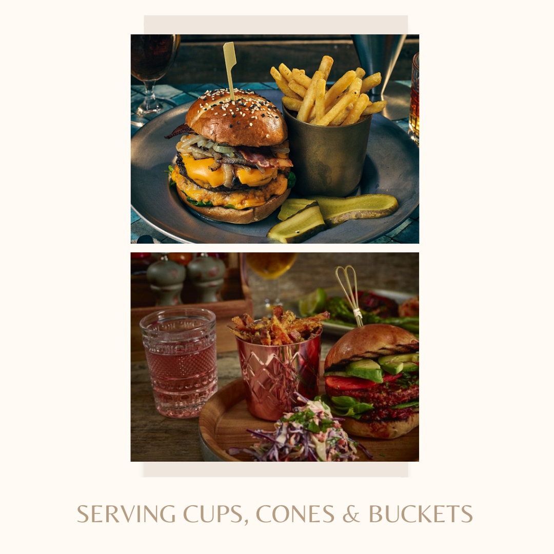 Serving Cups, Cones &  Buckets