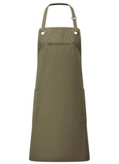 Barley Contrast Stitch Sustainable Bib Apron