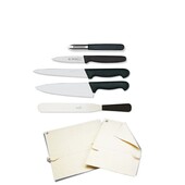 Knife Set Giesser Medium With 20cm Cooks Knife In Cotton Wallet