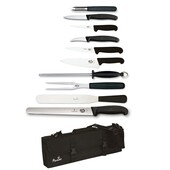 Knife Set Victorinox Large With 20cm Deep Cooks Knife In KC210 Case