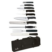 Knife Set Victorinox Large With 25cm Cooks Knife In KC210 Case