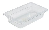 Food Pan Gastronorm Polycarbonate GN1/4 26.5cm X 16.2cm X 10cm Deep