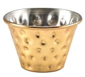 Gold Plated Hammered Ramekin (Box Of 24)