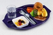 Harfield Sectional Meal Tray With 4 Compartments Large 38cm X 28cm (014)