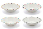 Harfield Duo POLYCARBONATE Bowl 15cm With Patterned Rim (149P)