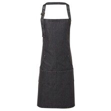 Jeans Stitch Bib Apron