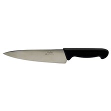 Smithfield 20cm Deep Blade Cooks Knife Black Samprene Handle