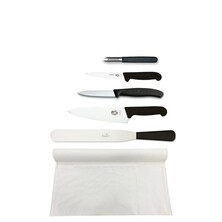 Knife Set Victorinox Medium With 20cm Deep Cooks Knife In Cotton Wallet