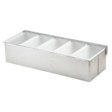 Condiment Dispenser Stainless Steel 37 X 14 X 9cm (L X W X H)