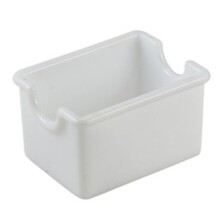 White SAN Plastic Sugar Packet Holder