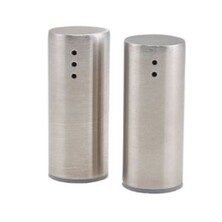 Stainless Steel Straight Sided Salt &amp; Pepper Set 7.5cm