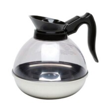 Coffee Decanter with Clear Top and Steel Base 1.9L / 64oz