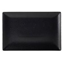 Luna Stoneware Black Rectangular Plate 30 x 20cm (Box Of 6)