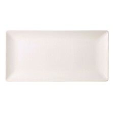 Luna Stoneware White Rectangular Plate 30 x 15cm