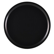 Luna Stoneware Black Pizza Plate 33cm (Box Of 6)