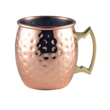 Barrel Mug Hammered 40cl/14oz Copper