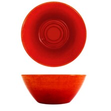 Casablanca Glazed Melamine Bowl 24.5 x 10cm Orange