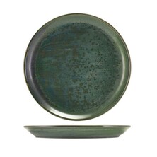 Terra Porcelain Aqua Green Coupe Plate 24cm (Box Of 6)