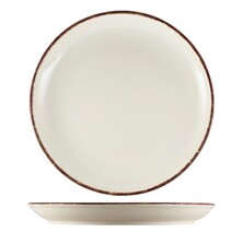 Terra Stoneware Sereno Brown Coupe Plate 27.5cm (Box Of 6)