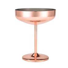 Copper Cocktail Coupe Glass 30cl/10.5oz