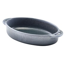 Forge Graphite Stoneware Oval Dish 17.5 X 11.5 X 4cm (Box Of 6)