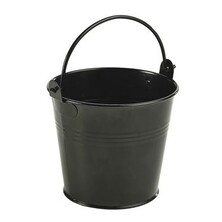 Serving Bucket Galvanised Steel Black 10 X 7.7 X 9cm 50cl / 17.6oz (Box Of 12)