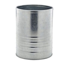 Galvanised Steel Can 11cm Dia X 14.5cm 1.3l / 45.75oz (Box Of 12)