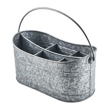 GenWare Galvanised Steel Cutlery Caddy