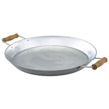 Galvanised Steel Platter 14&quot; 35.5cm 44cm Including Handles