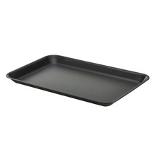 Galvanised Steel Tray Matt Black 31.5 X 21.5 X 2cm