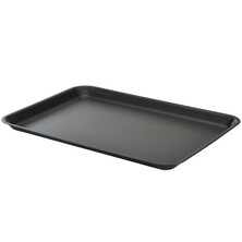 Galvanised Steel Tray Matt Black 37 X 26.5 X 2cm