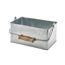 Galvanised Steel Rectangular Table Caddy 24.5 x 15.5 x 12.5cm