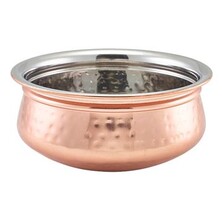 Copper Plated Handi Bowl 14.5 X 6.5cm 66cl / 23.25oz (Box Of 12)