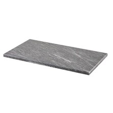 GenWare Dark Grey Marble Platter 32 X 18cm GN 1/3