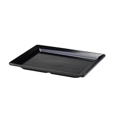 Black Melamine Platter GN 1/3 Size 32X17.5cm