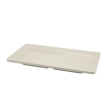 White Melamine Platter GN 1/3 Size 32X17.5cm