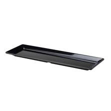 Black Melamine Platter GN 2/4 53cm X 17½cm Black