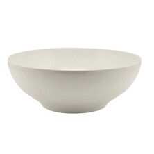 White Melamine Round Buffet Bowl 35.5cm