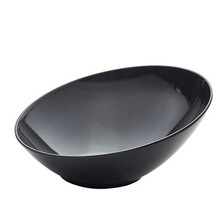 Black Melamine Slanted Buffet Bowl 30 X 29 X 13cm