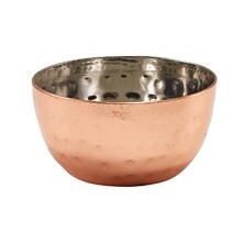 GenWare Copper Plated Mini Hammered Bowl 114m / 4oz (Box Of 24)