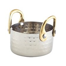 Stainless Steel Mini Hammered Casserole Dish 7.5 X 4cm 14cl / 5oz (Box Of 6)